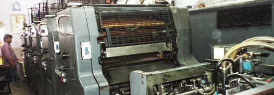 Multicolour printing press India